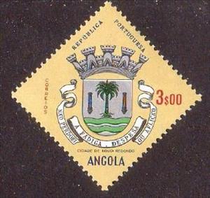 Stamp, Novo Redondo, Angola,  , Coats of Arms