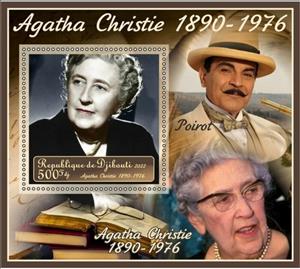 Souvenir Sheet, Great People Agatha Christie, Cinderellas,  , Famous People, Literary People (Poets and Writers), Women