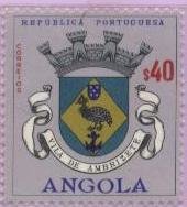 Stamp, Vila de Ambrizete, Angola,  , Coats of Arms