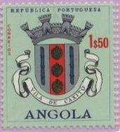 Stamp, Vila de Caxito, Angola,  , Coats of Arms