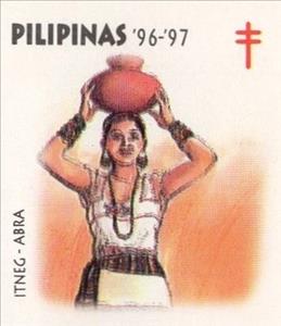 Stamp, Itneg - Abra, Cinderellas,  , Culture, Tuberculosis / TBC, Women