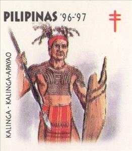 Stamp, Kalinga - Kalinga, Apayao, Cinderellas,  , Culture, Men, Tuberculosis / TBC