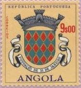 Stamp, Povoação de 31 de Janeiro, Angola,  , Coats of Arms