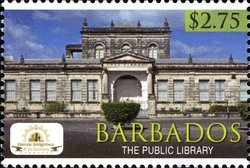 Stamp, Public Library, Barbados,  , Libraries, Anniversaries and Jubilees