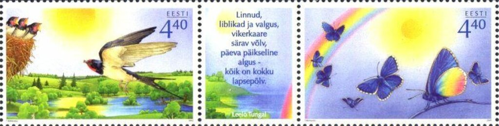 International Children's Day - Swallows and Butterflies