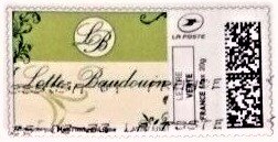 Stamp, Lotte Baudouin, France- Personalized stamps,  , Funeral services