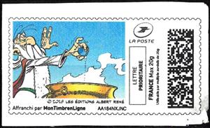 Stamp, Panoramix 1, France- Personalized stamps,  , Cartoons