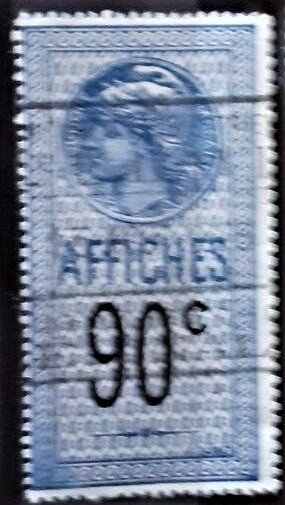 Stamp, Affiches, France- Revenue Stamps,  , Gods and goddesses