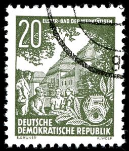 Stamp, Active, Germany, Democratic Republic,  