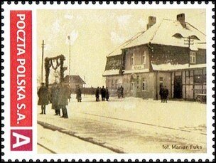 Stamp, 100 years of opening the Kokoszki - Gdynia, Personalized and Private Mail Stamps,  , Railways, Stations