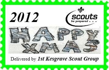 Stamp, Happy Christmas, Personalized and Private Mail Stamps,  , Christmas, Scouting