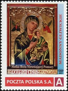 Stamp, Madonnas of Gliwice , Our Lady of Perpetual Help, Personalized and Private Mail Stamps,  , Religion