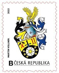 Stamp, Osobní znak - Martin Vollner, Personalized and Private Mail Stamps,  , Coats of Arms, Heraldic Animals