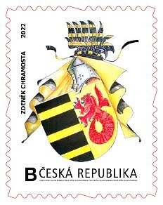 Stamp, Osobní znak - Zdeněk Chramosta, Personalized and Private Mail Stamps,  , Coats of Arms, Heraldic Animals