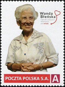 Stamp, Wanda Błeńska love is the most effective medicine, Personalized and Private Mail Stamps,  , Famous People, Physicians, Women