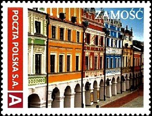 Stamp, Zamość, Personalized and Private Mail Stamps,  , Townscapes / City Views