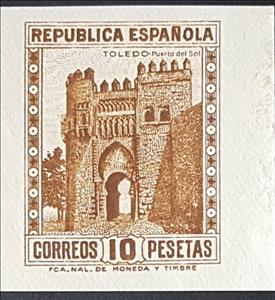 Stamp, Toledo, Puerto del Sol, Spain,  , Buildings, Gates, Historic Sites, Monuments