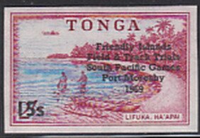 Stamp, 15s On 2s, Tonga,  