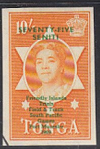Stamp, 75s On 10s, Tonga,  