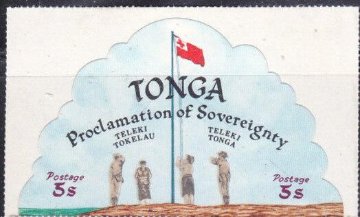 Proclamation of Sovereignty - flag raising