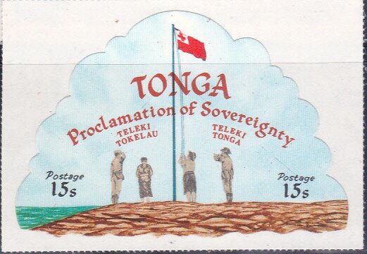Proclamation of Sovereignty - flag raising