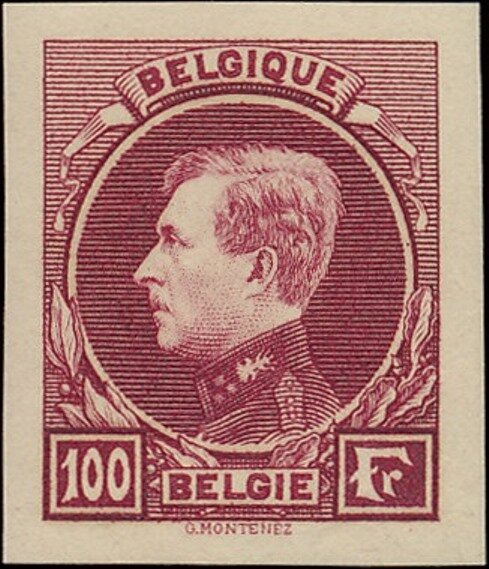 King Albert I type "Montenez'