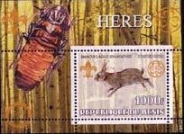 Souvenir Sheet, Animals, Cinderellas,  , Animals (Fauna)