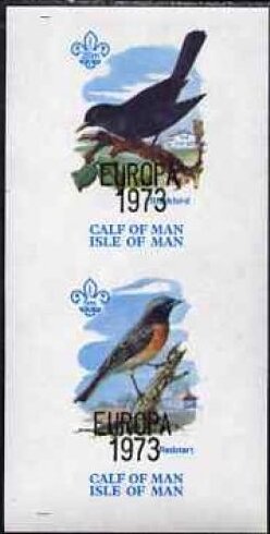 Birds - overprint "Europa 1973"