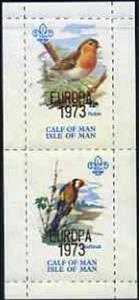 Mini Sheet, Birds - overprint "Europa 1973", Cinderellas,  , Animals (Fauna), Birds, C.E.P.T. / Europe