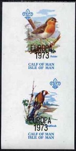 Birds - overprint "Europa 1973"