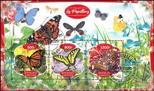 Mini Sheet, Butterflies, Cinderellas,  , Animals (Fauna), Butterflies, Insects