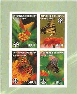 Mini Sheet, Butterflies, Cinderellas,  , Animals (Fauna), Butterflies, Insects