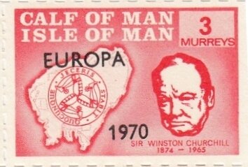 Churchill with Europa Overprint