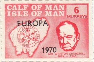 Churchill with Europa Overprint
