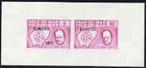 Churchill with Europa Overprint