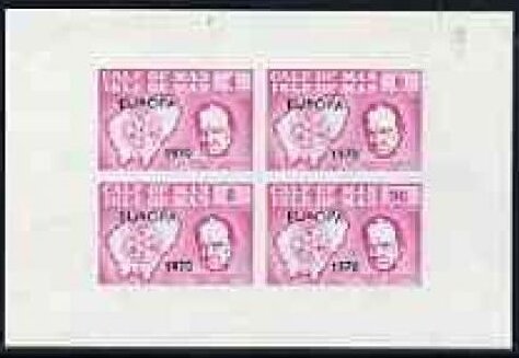 Churchill with Europa Overprint