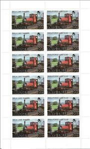 Mini Sheet, Festinog Railway (value in p), Cinderellas,  , Railways