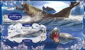 Souvenir Sheet, Les Phocues, Cinderellas,  , Animals (Fauna), Mammals