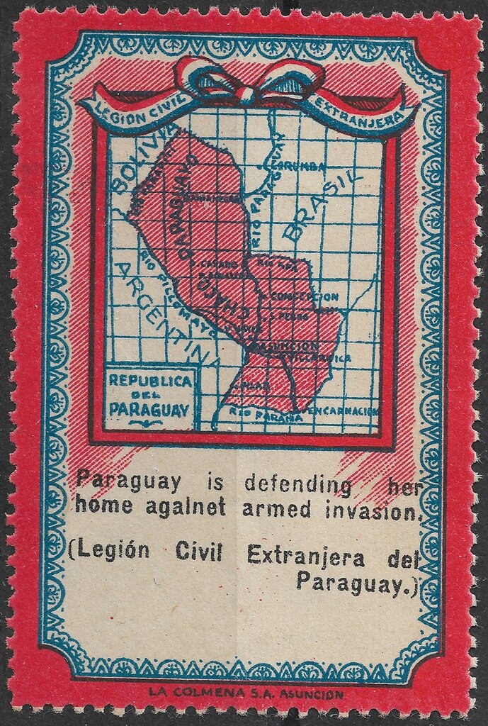 Map. English text.
