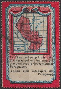 Stamp, Map. French text., Cinderellas,  , Maps