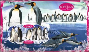 Souvenir Sheet, Penguins, Cinderellas,  , Animals (Fauna), Penguins