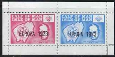 Winston Churchill - overprint "Europa 1973"