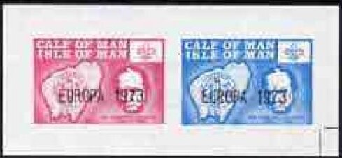 Winston Churchill - overprint "Europa 1973"
