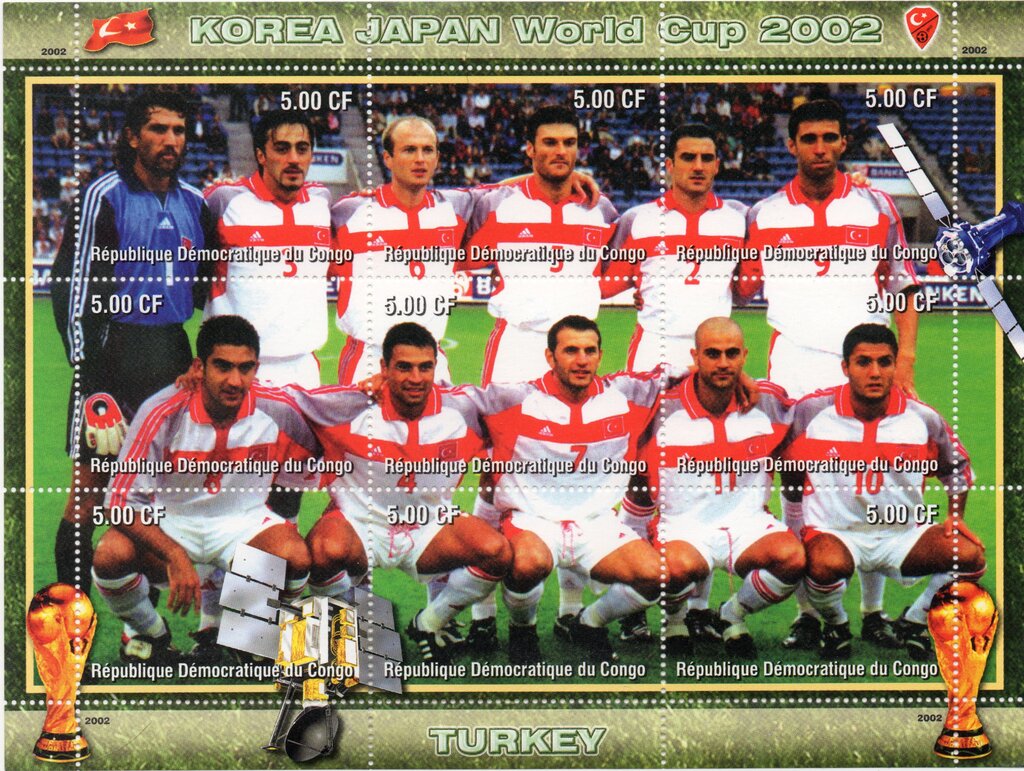 World Cup Football, Korea-Japan 2002, Turkish Team