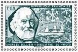 Stamp, Design of Charles Tellier: Stamp of 1956, France,  , Businessman, Famous People, Изобретатели, Sailing Ships