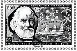 Stamp, Design of Charles Tellier: Stamp of 1956, France,  , Businessman, Famous People, Изобретатели, Sailing Ships