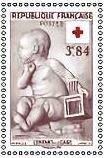 Design of Red Cross: Stamp of 1955