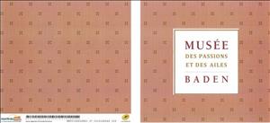 Booklet, Baden Museum, France- Personalized stamps,  , Books, Models, Museums, Musical Instruments, Pilots, Suits and Costumes, Toys