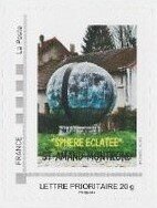 Saint-Amand-Montrond Sphere Eclate Sculpture