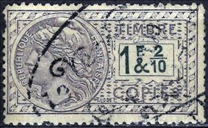 Stamp, Copies, France- Revenue Stamps,  , Gods and goddesses, Mythology